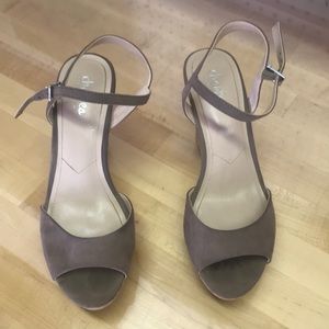 Charles David cork espadrilles